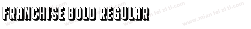 Franchise Bold Regular字体转换